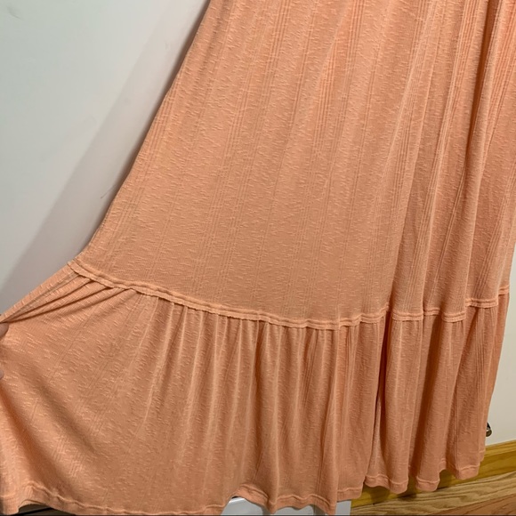 FREE PEOPLE Beach Moon Walkin’ Maxi Dress Orange - Picture 8 of 13